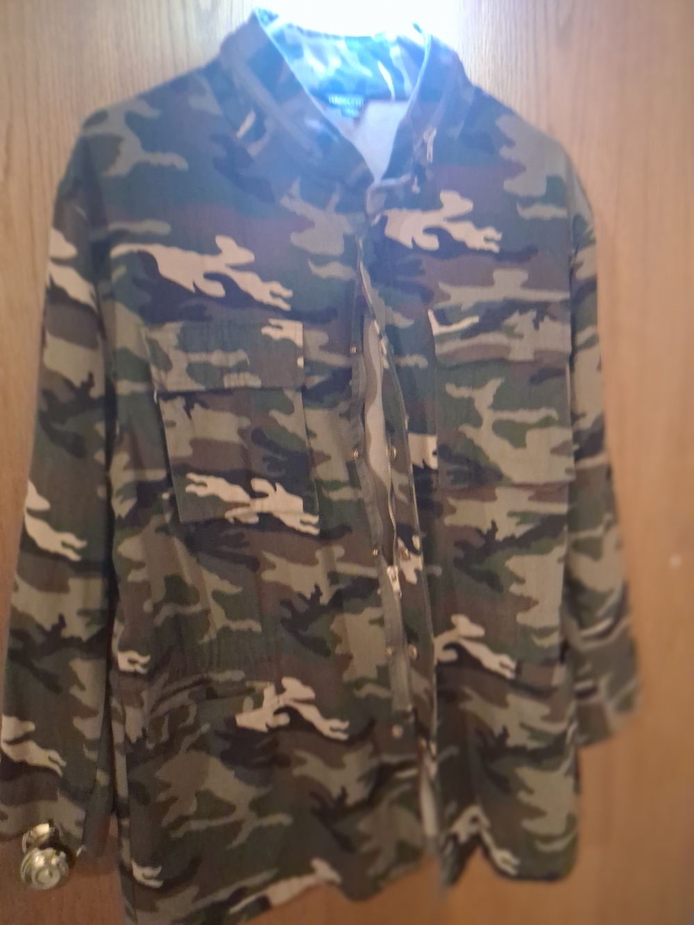 HAODUOYI Camouflage Jacket - Green, Brown